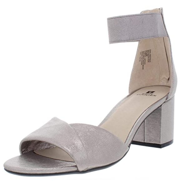 White Mountain Shoes - WHITE MOUNTAIN Womens Open Toe Formal Ankle Strap Sandals